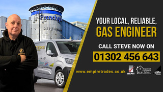 Steve Morris, Gas Safe registered engineer at Empire Trades in Doncaster