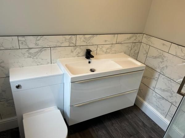 Empire trades bathroom vanity and toilet