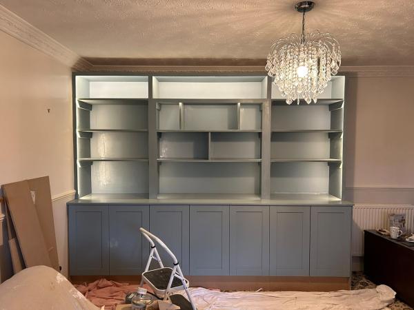 Empire trades fitted alcove cabinets and shelving