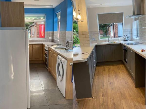 Empire trades kitchen renovation before and after